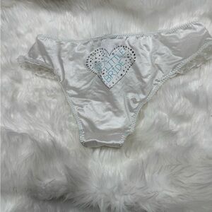 Sexy Little Bride Victorias Secret White Bridal panty